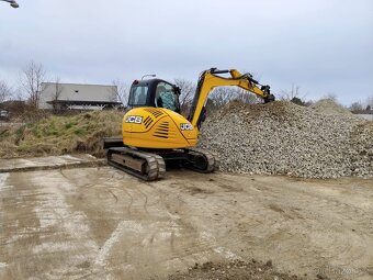 Bagr JCB 8085. Klima, 2x lyžica, sekačka. - 4