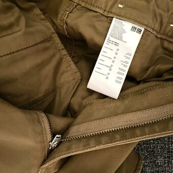 Pánské hnědé cargo kalhoty Uniqlo vel. XL - 4