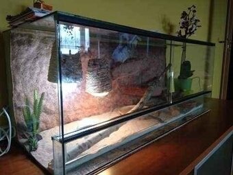 Terárium 80x40x40 cm s pískem - 4