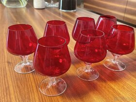 Skleničky koňakové Napoleonky retro 7ks - 4