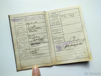 Vojenská knížka Pěší pluk 21 Čáslav 1923 Česká Lhotice - 4