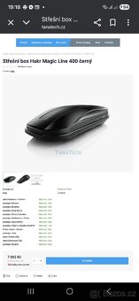 Střešní box Hakr magic 400 šedý - 4