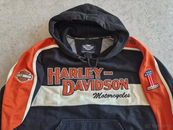 prodám mikinu s kapucí Harley Davidson - 4