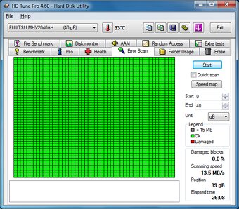 2.5" HDD PATA IDE 40GB - testovane - 4