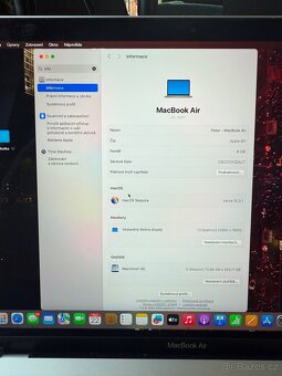 Na prodej: MacBook Air 13,3” M1 (2020) - 4