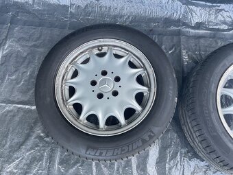 Celá ALU kola MERCEDES s pneu MICHELIN PRIMACY HP - 4