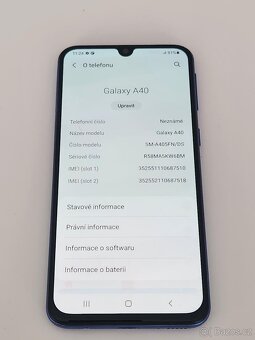 Mobilní telefon Samsung Galaxy A40 - 4