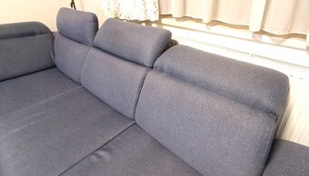 Rohová sedačka s úložným prostorem. - 4