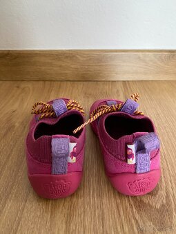 Barefoot tenisky Affenzahn - Baby Knit Walker Bird růžové ve - 4