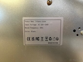 Skloneramický dvouplotnový vařič - 4