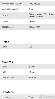 Houpací lehátko New Baby - 4