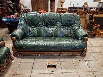 Sedací kožená souprava 3+2 - 4