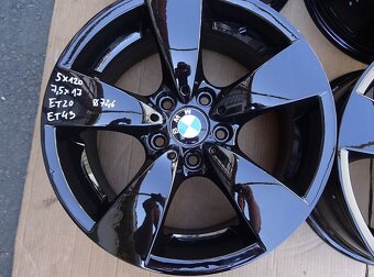 Alu disky origo BMW černé, 17", 5x120, dvourozměr - 4