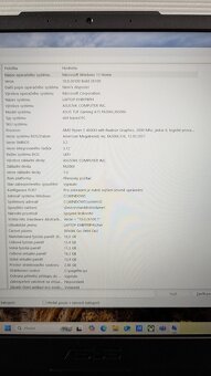 Herni notebook TUF GAMING Asus FA506II, Ryzen 5, 16/512, RTX - 4