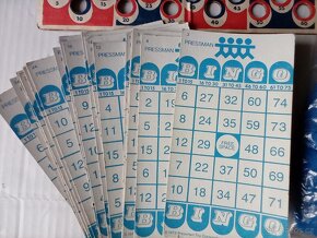 Starožitná hra Bingo Monte Carlo od Pressman USA, - 4