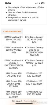 Ktm exc factory 2016-23’ PP okuliare a držiaky set - 4