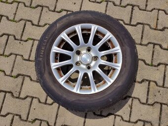ALU litá kola na MAZDA 195/65/15,rozteč 5x114mm. - 4