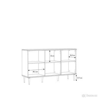 Nová komoda Calasetta délka 150 cm - 4