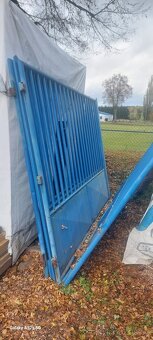 Dvoukřídlá brána vrata 608cm x 215cm - 4