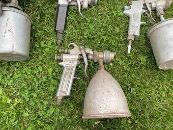 stříkací pistole malířská lakýrnická pistole stará - 4