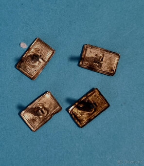 ČS revoluční med. stříbrný lipový lístek a č. pluků 1-6-8-10 - 4