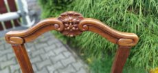 Starožitný jídelní set (rozkládací stůl + 6 židlí) - 4