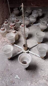 Lustry skleněné, různé dle foto, - 4