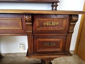 Starožitný psací stůl - 4