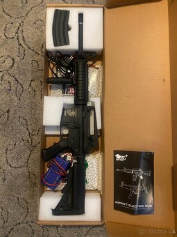 Aimtop m4a1 crane pažba 150m/s - 4
