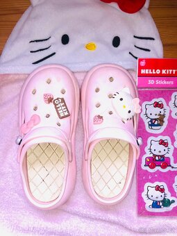 hellokitty# crocs# nazouvaky# vel. 39 /40 - 4