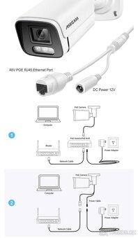Bezpečnostná canera ASECAM 4K 8MP IP - 4