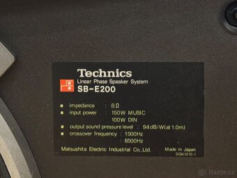 Technics SB-E 200 - 4