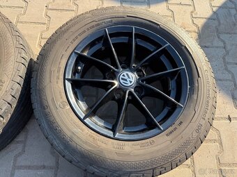 4x al kola 5x112 16 + pneu letní 205/65 R16C - 4
