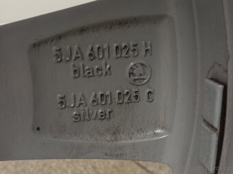 Hliníkové disky Škoda 17" BLADE – originál - 4