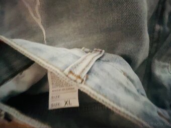 Panské stylové džíny s bleskem BAGGY XL (Nové) - 4