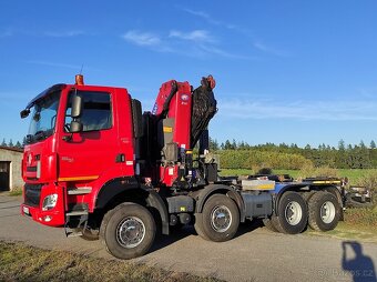 TATRA Phoenix 8x6 - nosič kontejnerů + SILNÁ hydraul. ruka - 4