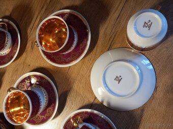 Retro čajový servis - mix druhů - 4