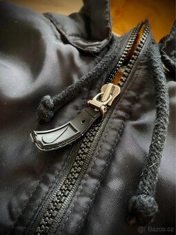 Vintage Nike bunda 90s – modrožlutá, M - 4