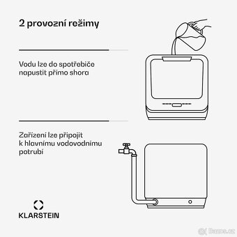 Nanowash 42cm 6 Programů Stolní Myčka Černý - 4