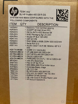 Prodám nový mini počítač HP Pro Mini 400 G9 - 4