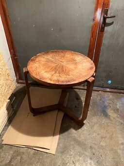 Ořechový konf. stolek art deco/funkcionalismus - 4