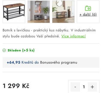 botník sedací - 4