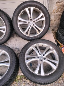 4ks alu disky orig. Nissan 5x114,3 R20 pneu 285/45 r20 - 4