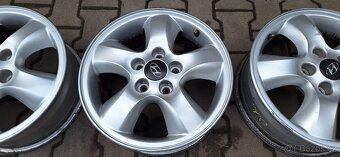 Alu kola Hyundai Santa Fe 16" originál, 5x114,3-velmi dobrý - 4