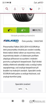 Falken Ziex ZE 914 Ecorun 195/55 R16 87V Letní - 4