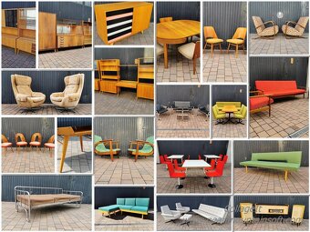 Retro nábytek z 20-70 let. - 4