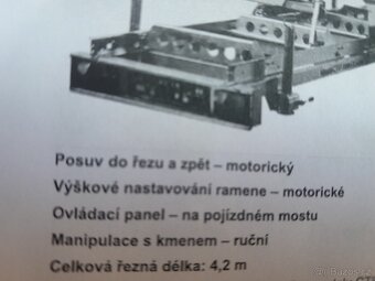 Mobilní   kmenová pásová pila - 4