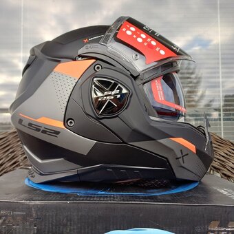 Silniční překlápěcí přilba LS2 Advant X Oblivion - 4