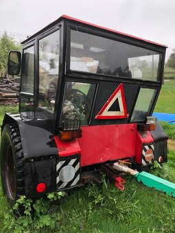 Malotraktor domácí výroby s vozíkem - 4