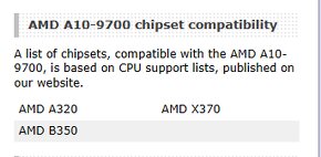 10x A10-9700 4j./4vl. 3,5-3,8 Ghz AM4 až 64GB DDR4 PCIE 3.0 - 4